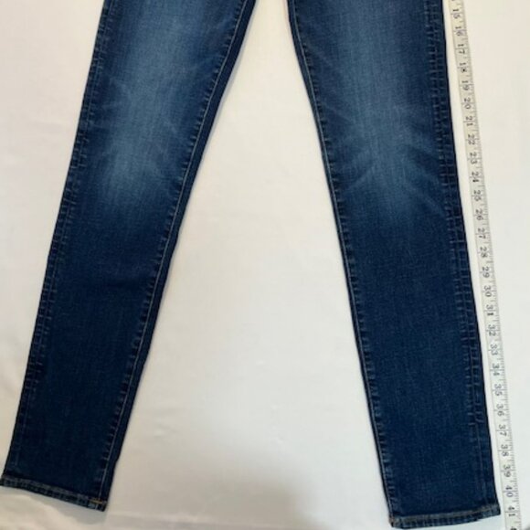 American Eagle Young Mens Size 30x31  Skinny  Straight Jeans AIRFLEX+ Dark Wash - Picture 7 of 13
